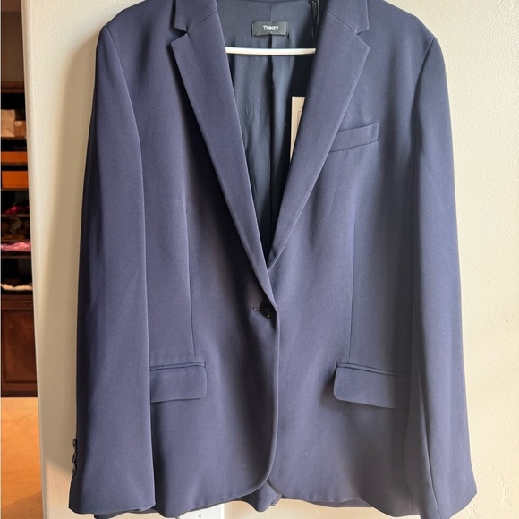 NWT Theory Stable Blazer NWT Quiet Luxury Capsule Wardrobe Power Suit Jacket 12 - Picture 6 of 6